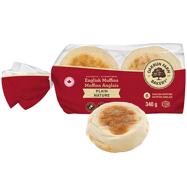 Oakrun Farm - White English Muffins 24x340 GR