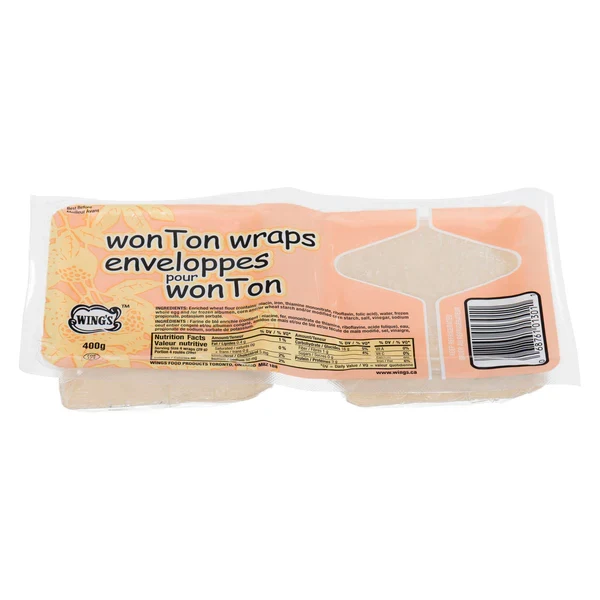 Wings - Wonton Wrap 3X3 12x400GR