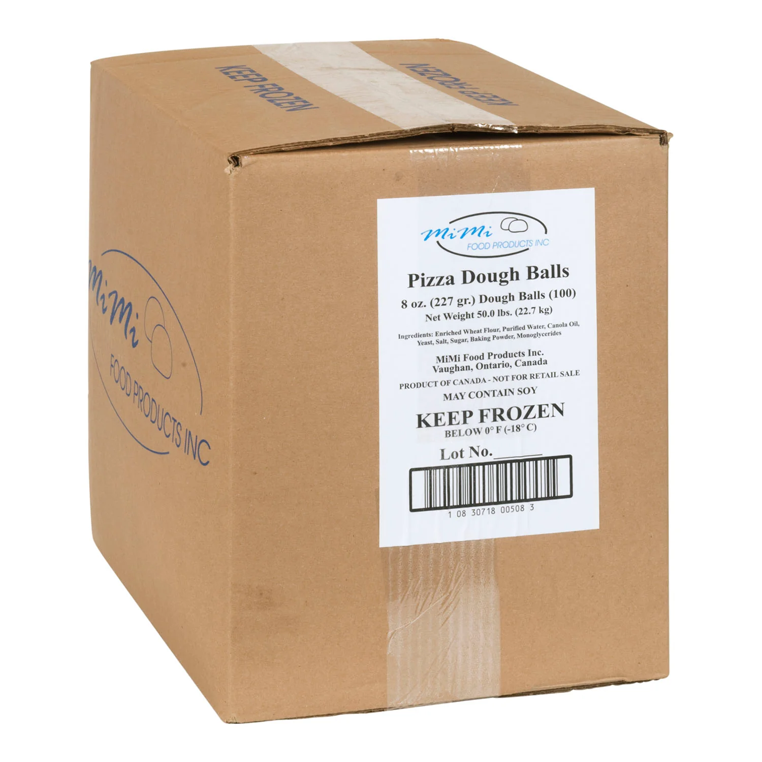 Mimi Foods - White Dough Balls 100x8 OZ