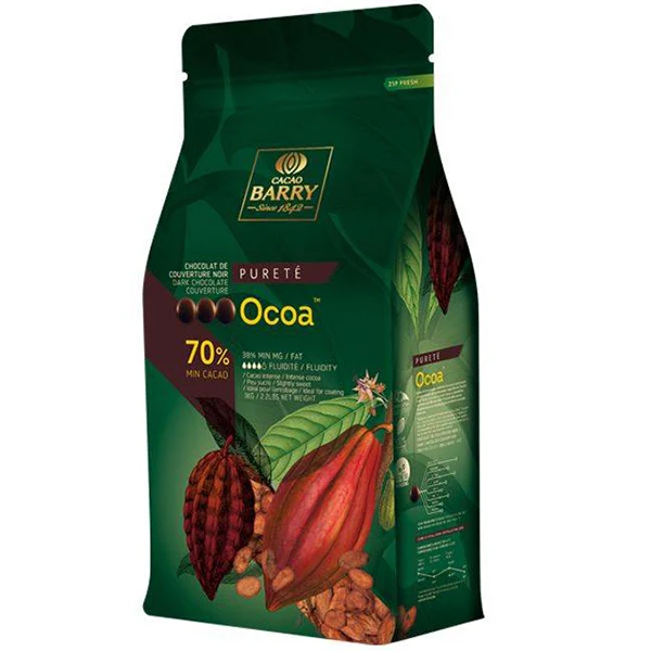 Cacao Barry - Semi Sweet Cocoa Chocolate 70% 6x1 KG