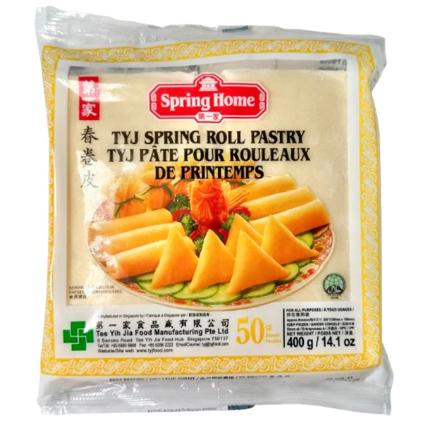 Tyj - 6IN Spring Roll Pastry- 50 Sheets 40x400 GR
