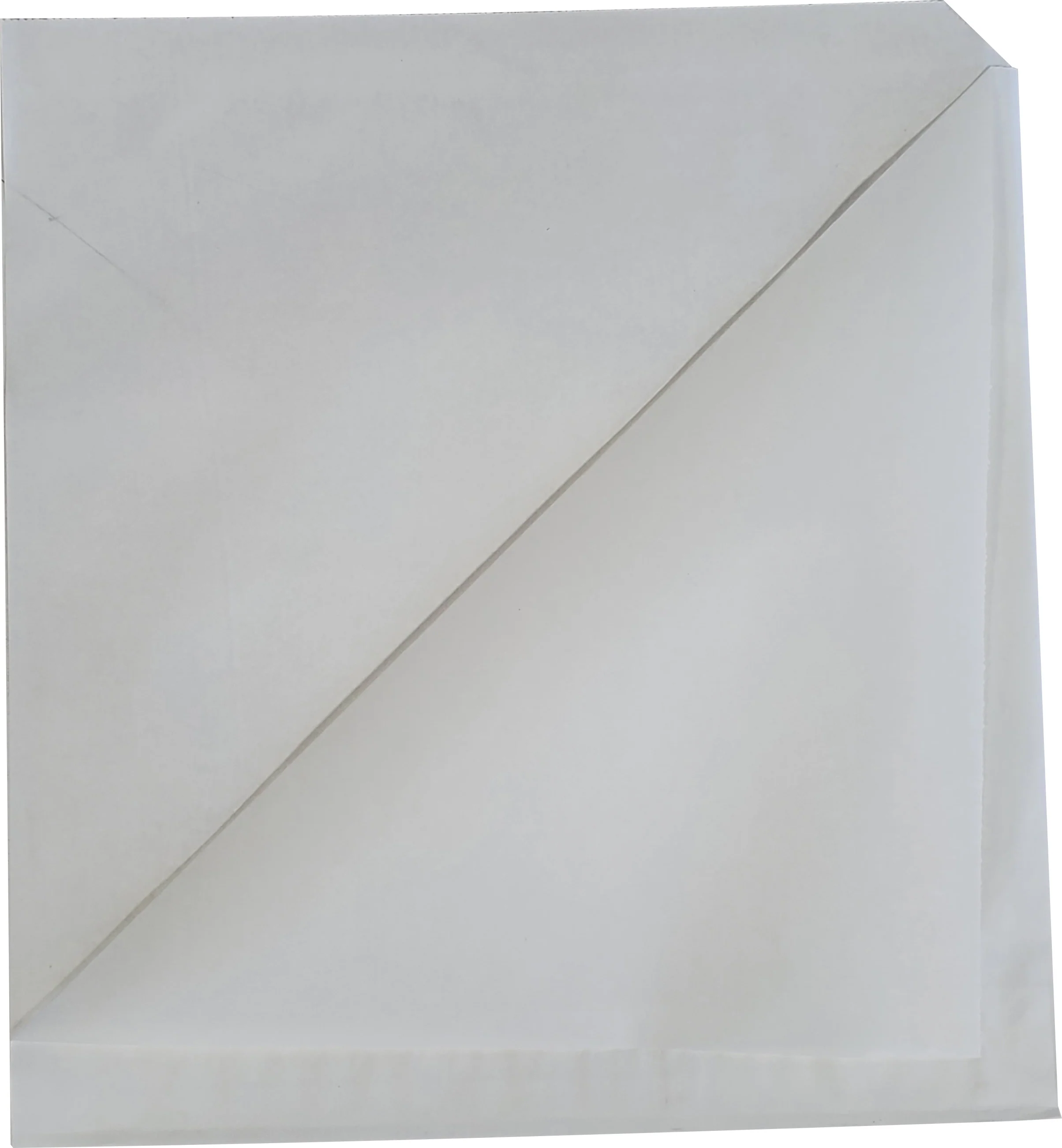 Double Sided Open/Bagel - Greaseproof Bags White - 8.8x9.8