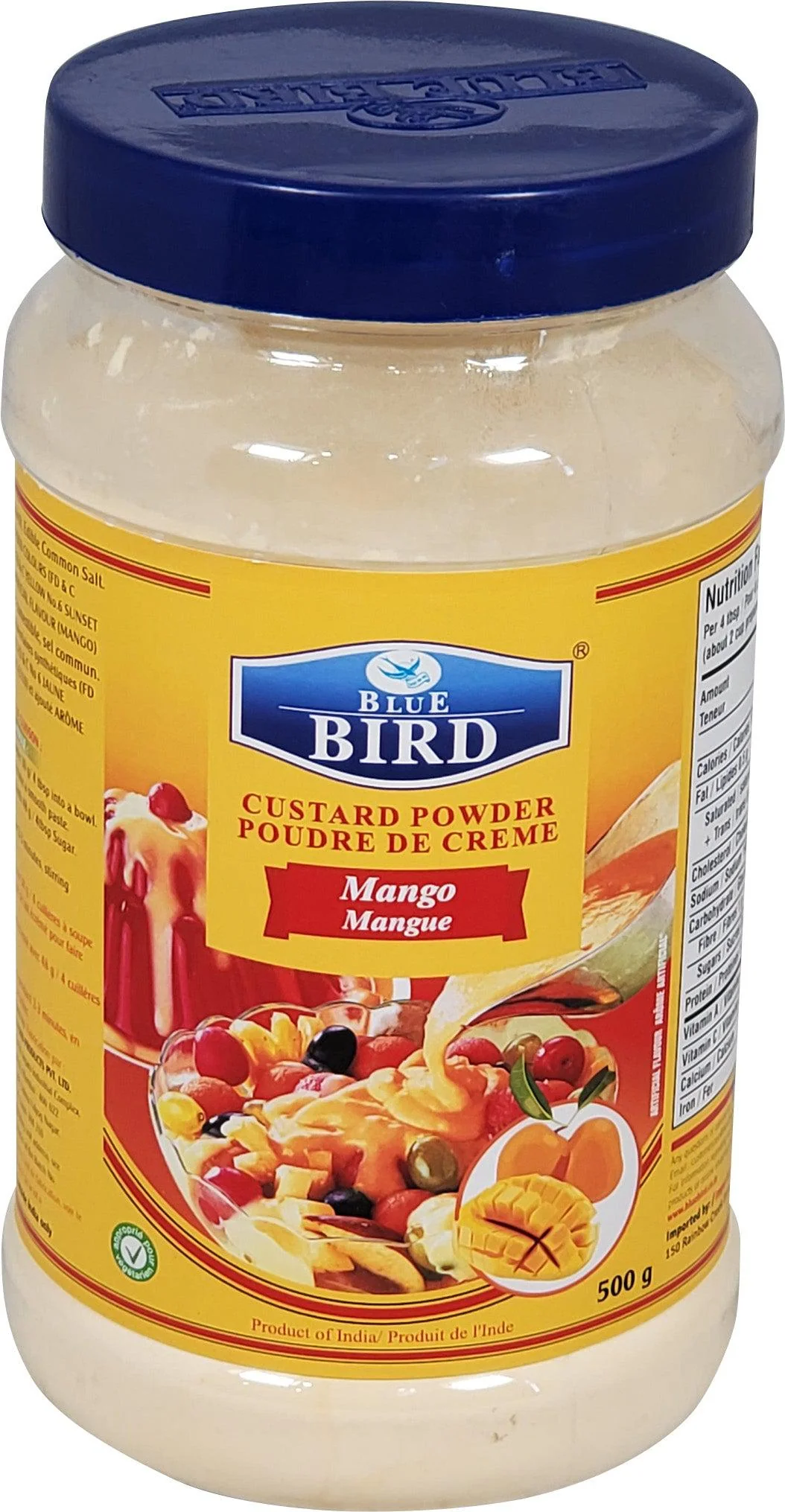 Bluebird - Custard Powder - Mango — Case (12 x 500 G)