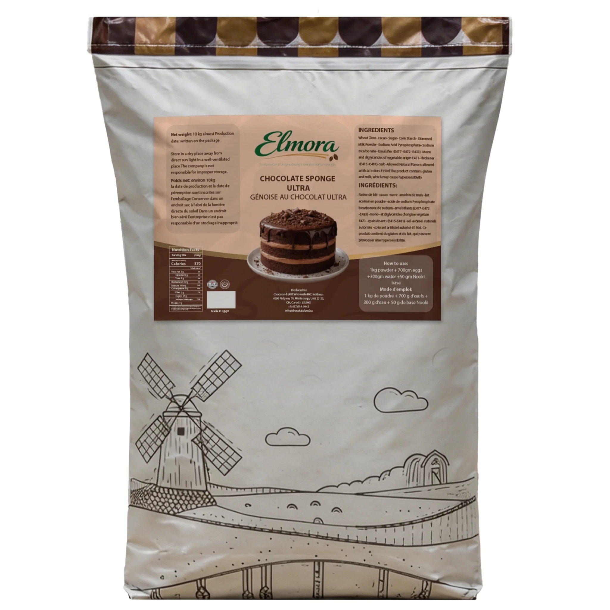 Elmora Chocolate Sponge Ultra Cake Mix