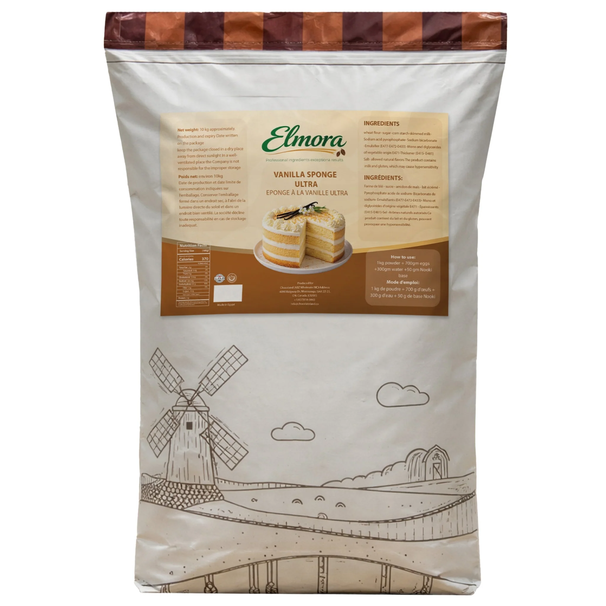 Elmora Vanilla Sponge Ultra Cake Mix