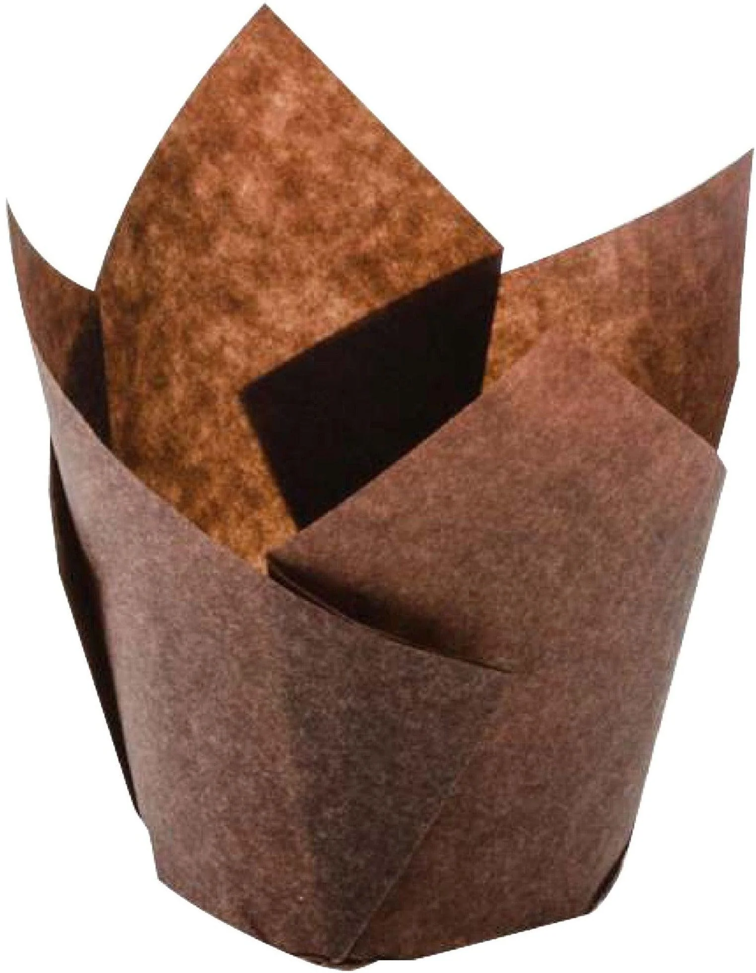Enjay - Muffin Cups - Tulip - Chocolate - 600302 — Case (10 x 100 CT)