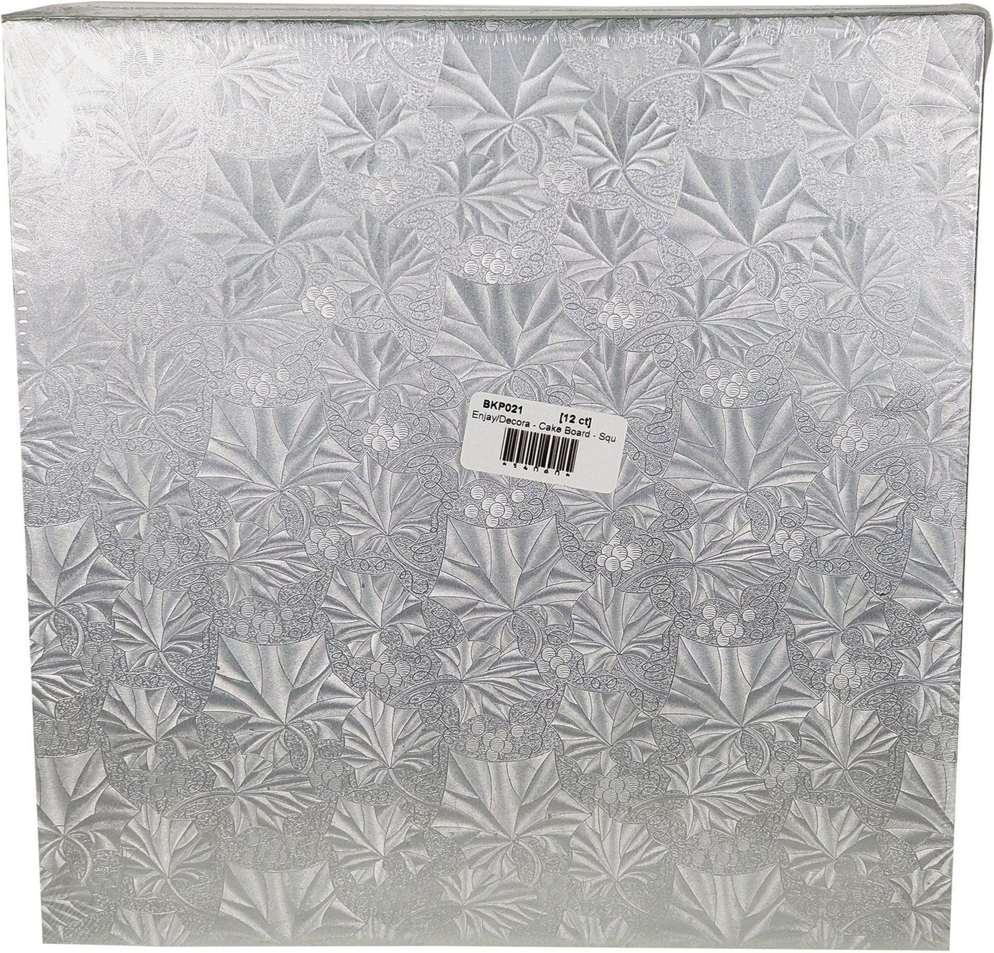 Enjay - Cake Board - Square - 12x12x1/4 — Case (2 x 12 CT)