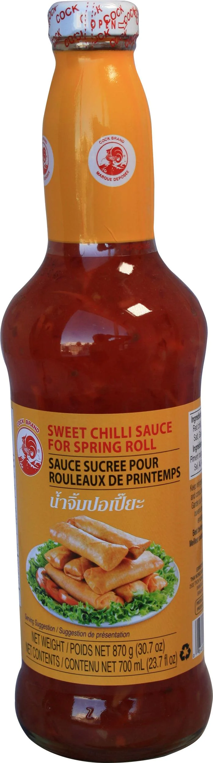 Cock Brand - Sweet Chilli Sauce - Spring Rolls — Each (700 ML)