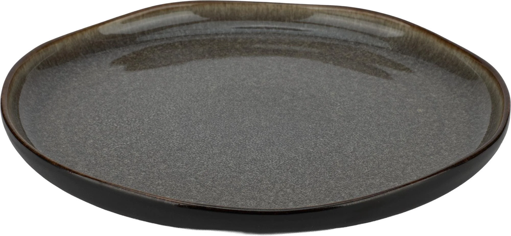 Stoneware HZ3 - Grey - 10.5" Dessert Plate — Each (1 CT)
