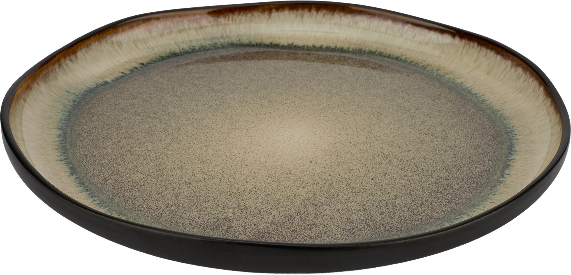 Stoneware HZ3 - Brown - 10.5" Dessert Plate — Case (6 CT)