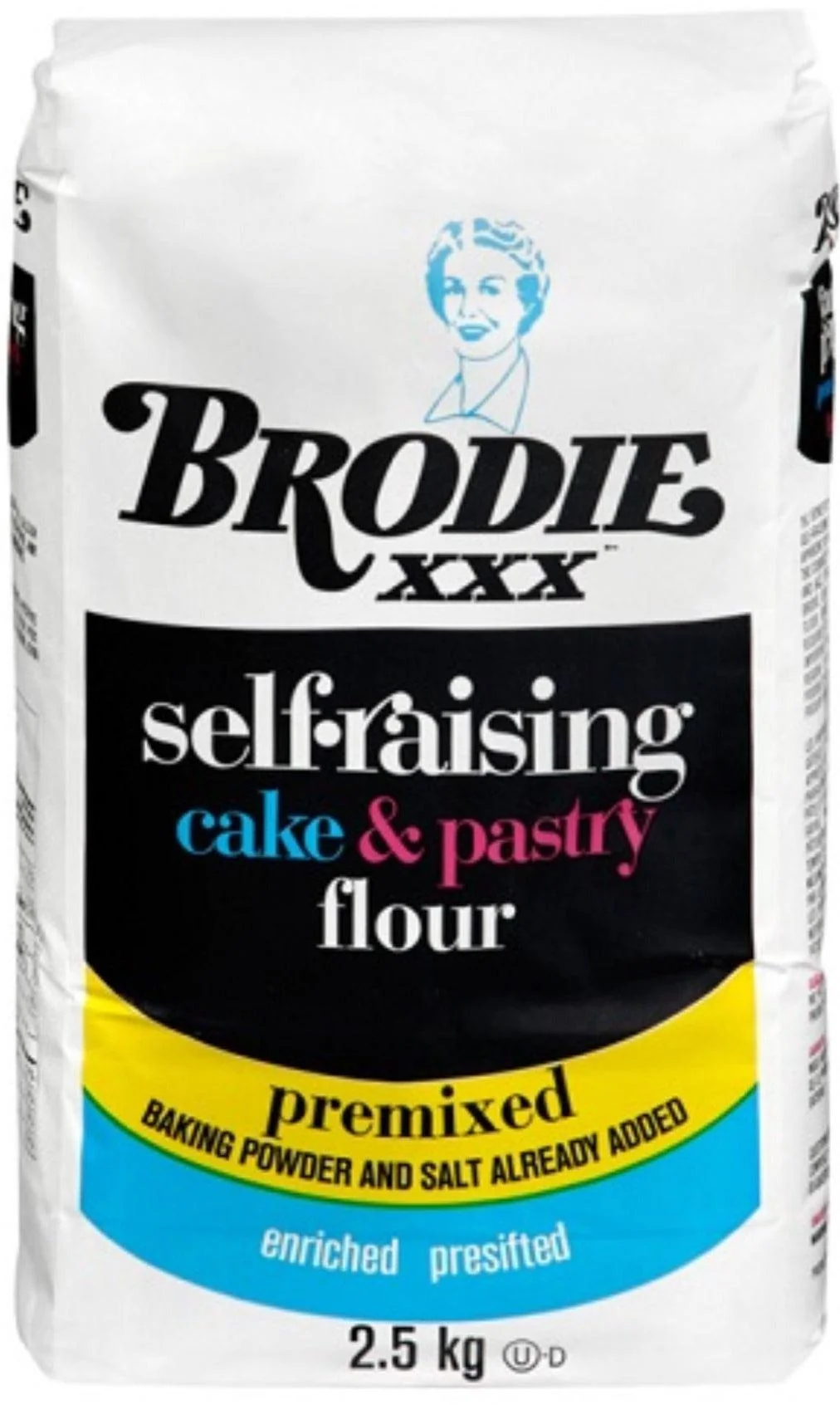 Brodies - Self Raising Cake & Pastry Flour — Each (2.5 KG)