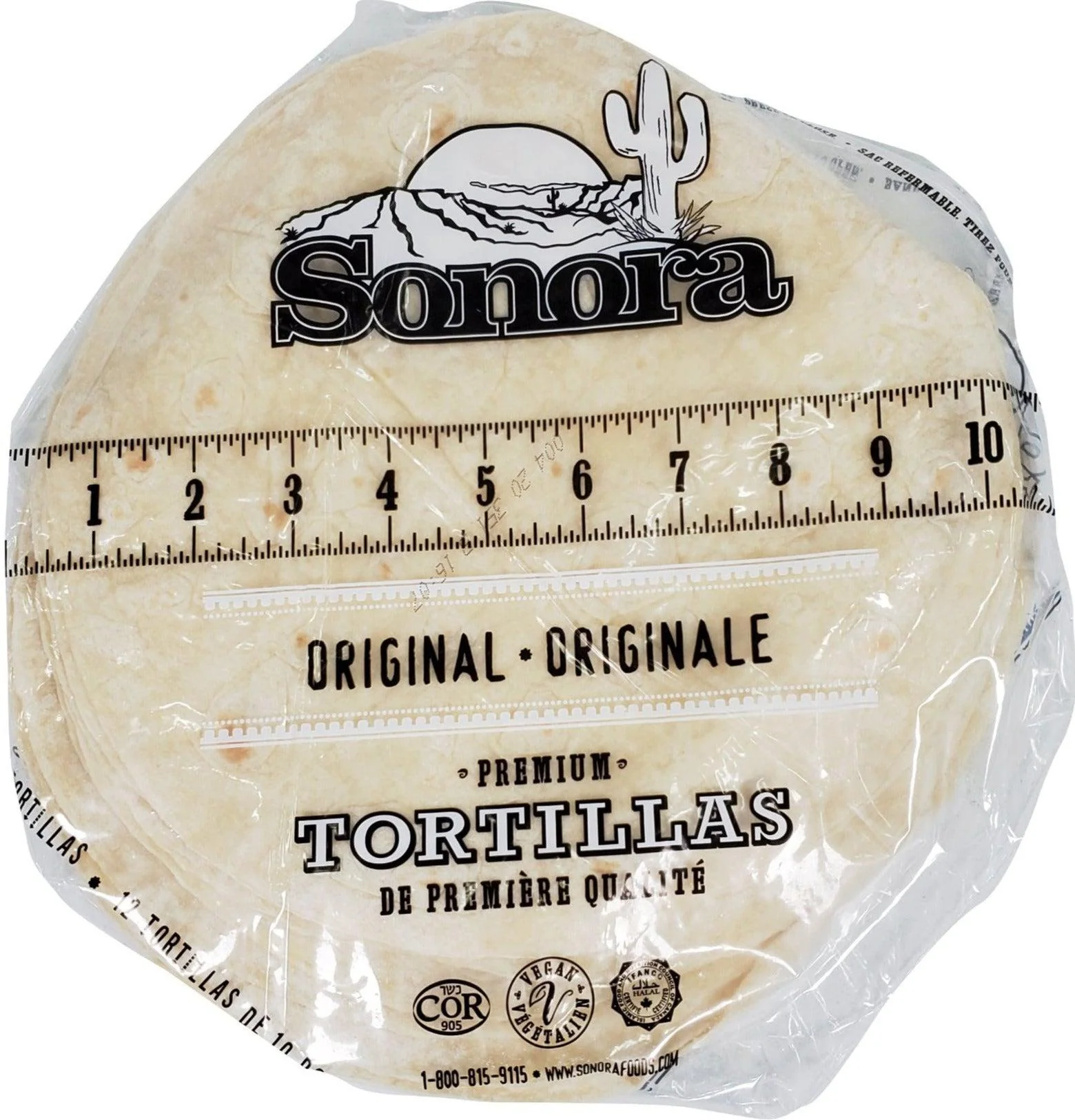 Sonora - Tortilla - White - 10in - 221004 — Case (12 x 12 CT)