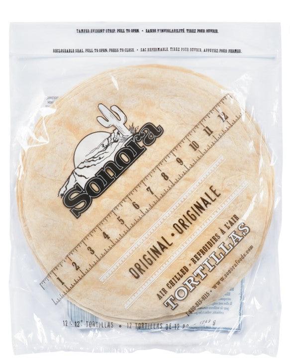 Sonora - Tortilla - White - 12in - 221005 — Case (12 x 12 CT)