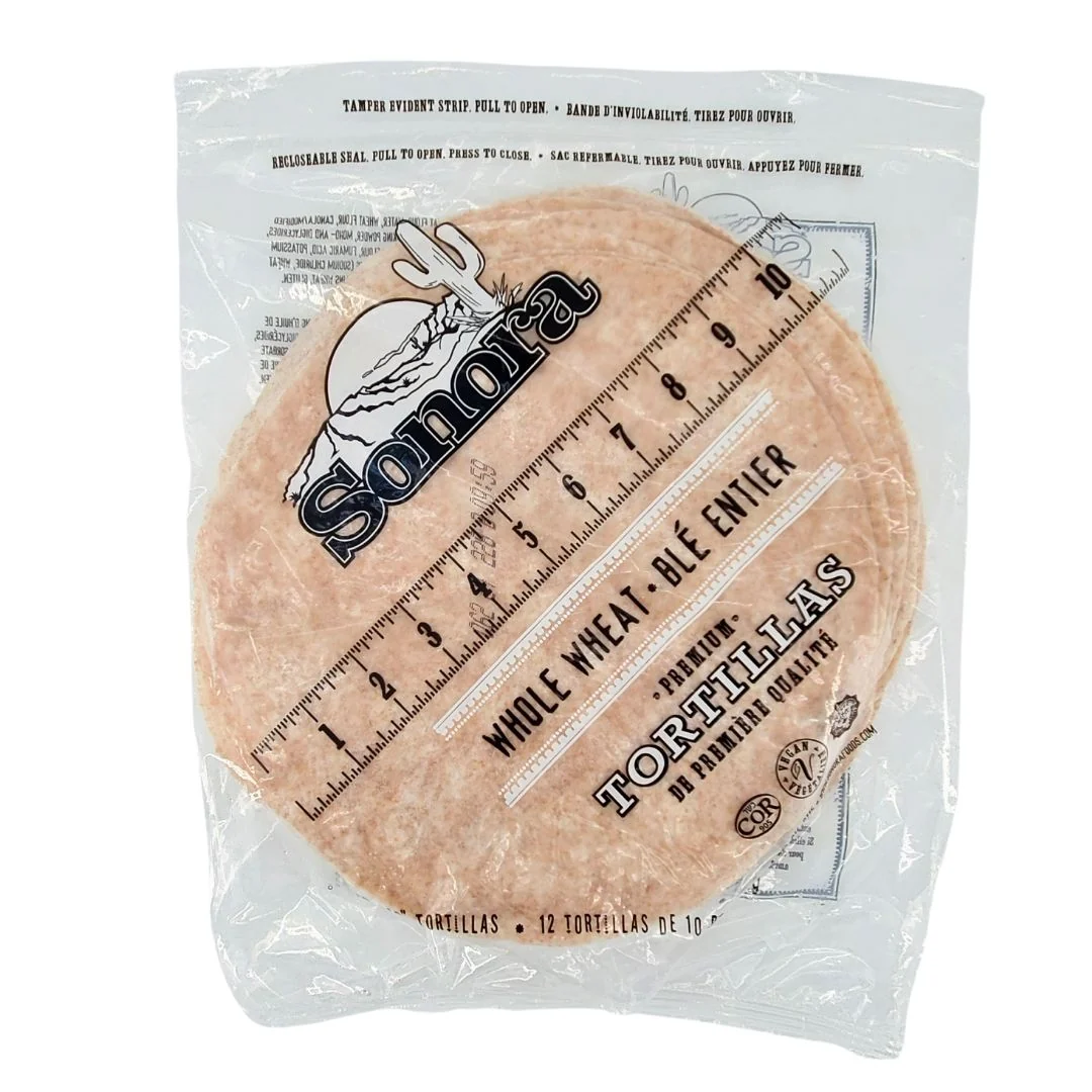 Sonora - Tortilla - Whole Wheat - 10in - 221062 — Case (12 CT)