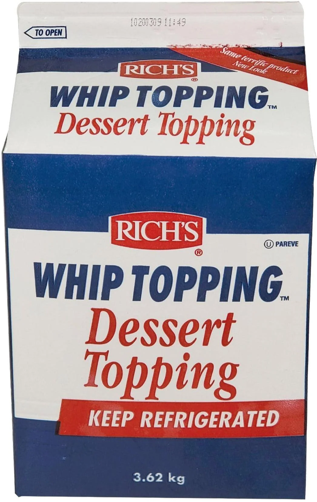 Richs - WhipTopping - Dessert Topping 3.62 kg — Each (1 CT)