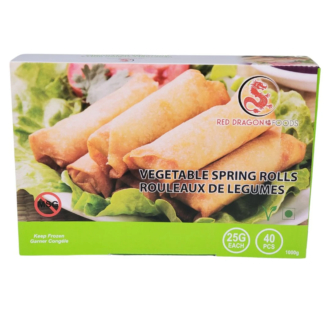 Red Dragon - Veggie Spring Roll ( No Msg) 25G — Case (10 x 40 CT)