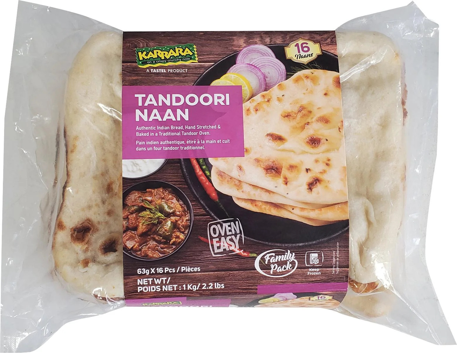 Karrara Tandoori Naan - 16 Pieces — Case (8 x 16 CT)