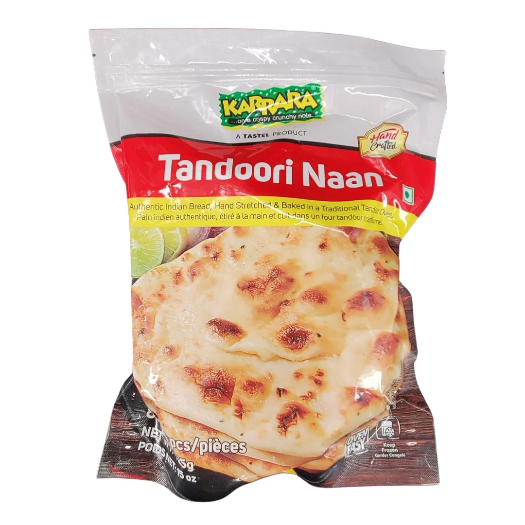 Karrara Tandoori Naan - 24 Pieces — Case (5 CT)