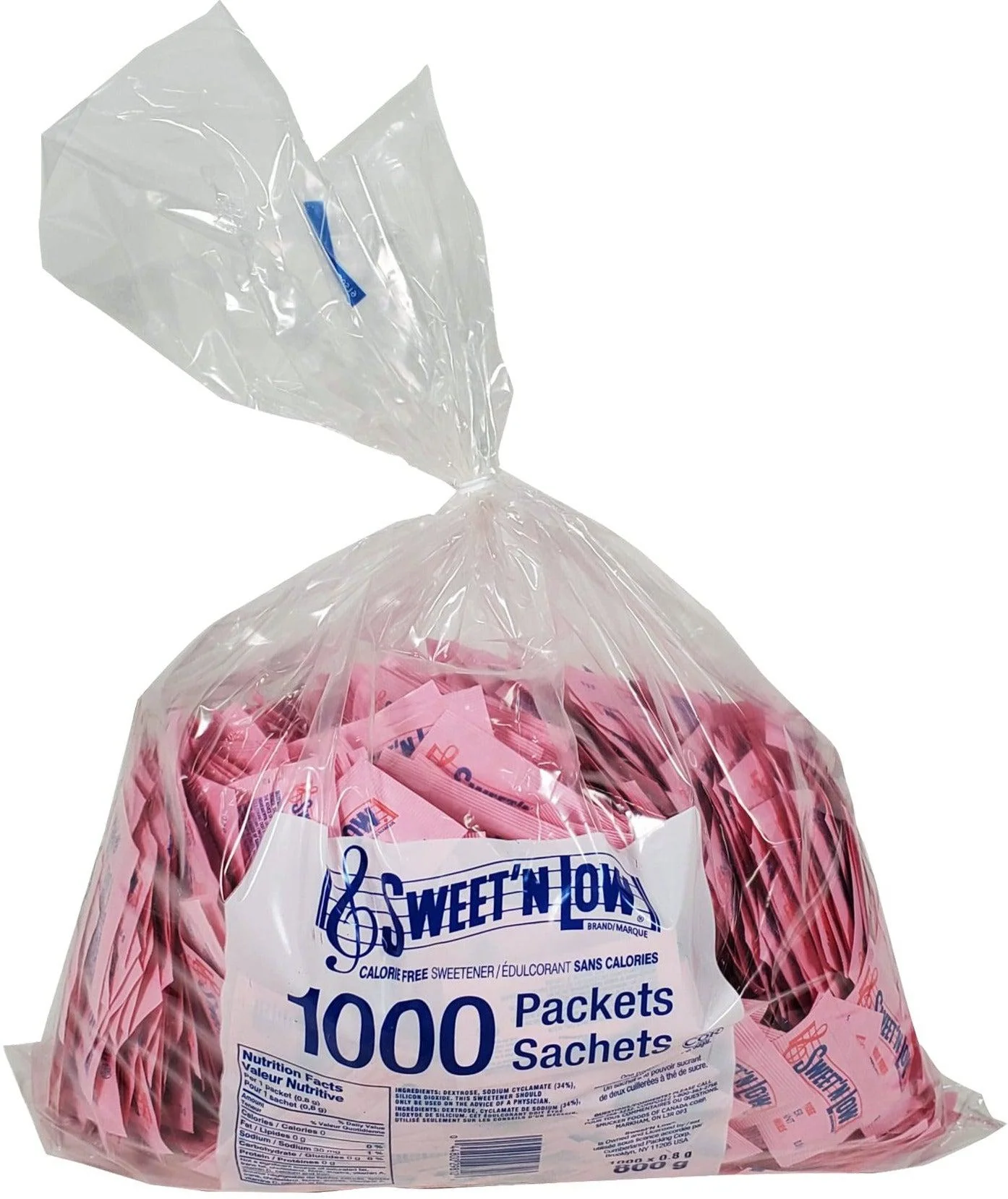 Sweet N Low - Portions - Sweetener (Pink) — Case (3000 CT)
