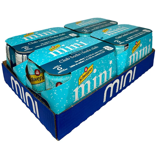 Schweppes - Club Soda Mini Cans 24x222 ML