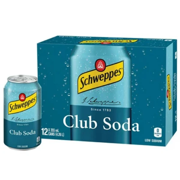 Schweppes - Club Soda 12x355ML