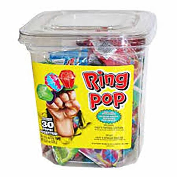 Bazooka Candy Brands - Bcb Ring Pop TUB 30x4.5 GR