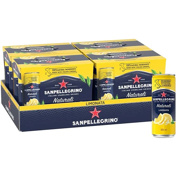 San Pellegrino - Limonata Cans 24x330 ML