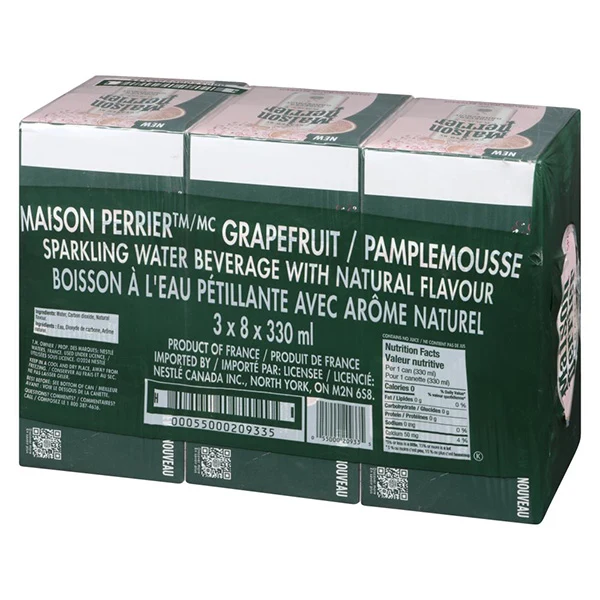 Maison Perrier - Slim Cans Grapefruit 3x8x330 ML