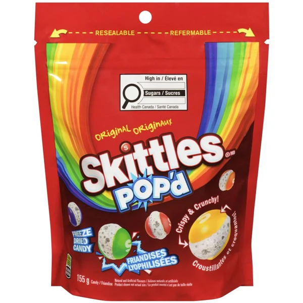 Skittles - Original Pop'D Candy 155GR