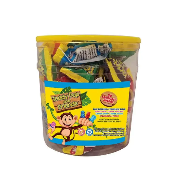 Teddy Pop - & Friends Jar 30x15 GR