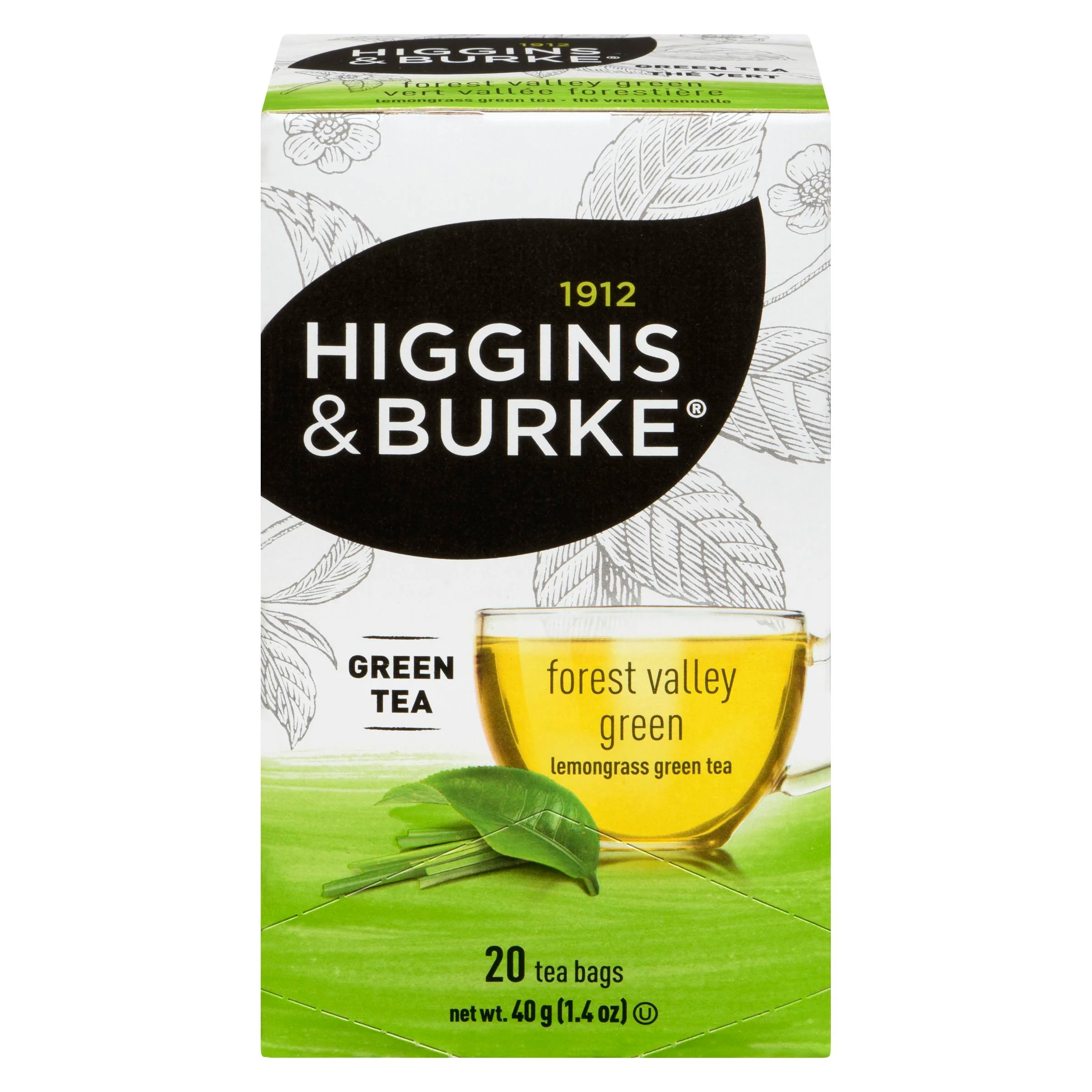 Higgins & Burke - Forest Valley Green Tea 20EA