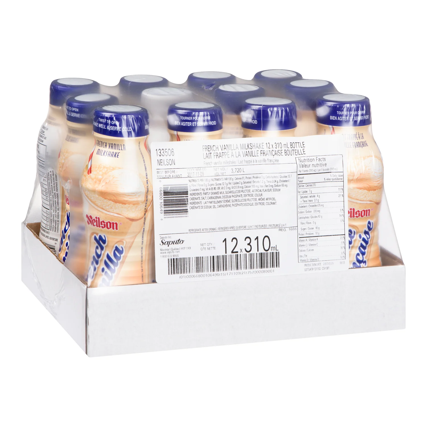 Neilson - Shake French Vanilla 12x310 ML