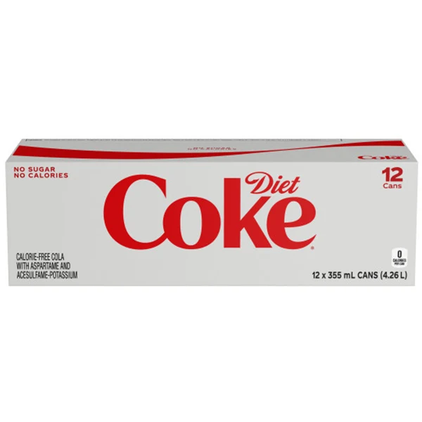 Coca Cola - Coke Diet Cans 12x355ML