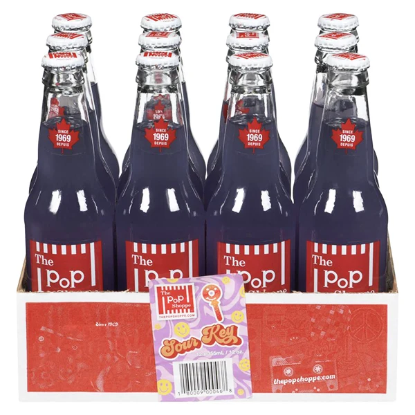 Pop Shoppe - Sour Key Soda Gb 12x355ML
