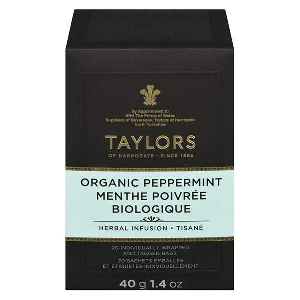 Taylors Of Harrogate - Organic Peppermint Tea 50GR 20 PK