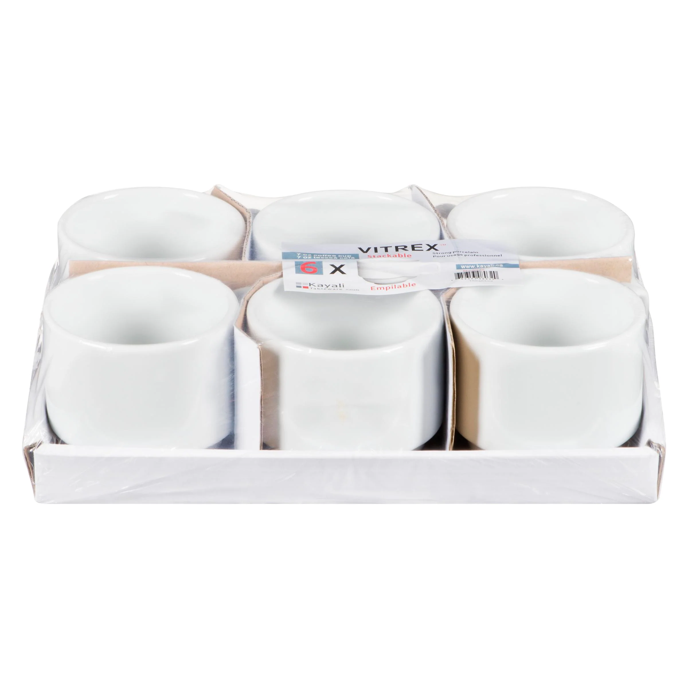 Vitrex - 7OZ Coffee Cups 6PK