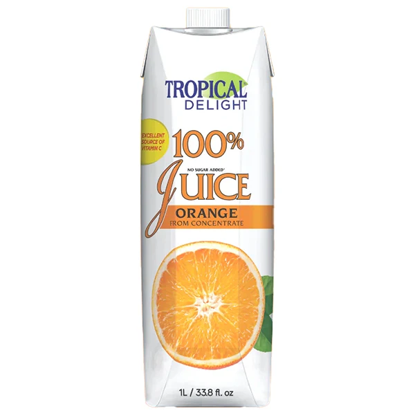 Tropical Delight - Td Tetra Orange 100% Juice 1LT