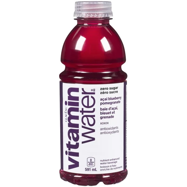 Glaceau - Vitamin Water Zero Xoxox Acai Blue 12x591ML