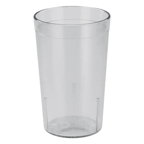 Winco - 9 1/2 OZ Clear Pebbled Tumblers 12 PK