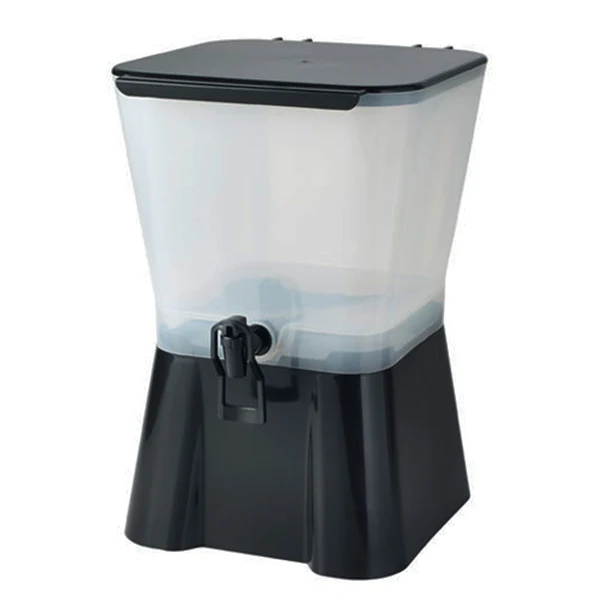 Winco - Sq Plastic Beverage Dispenser Hands Free 1EA