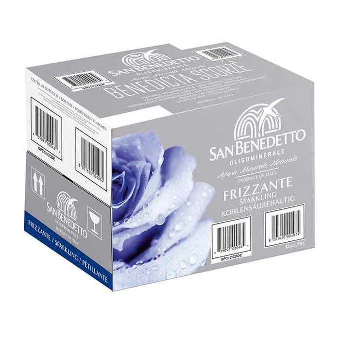 San Benedetto - Ben Water Sparkling Glass 12x750ML