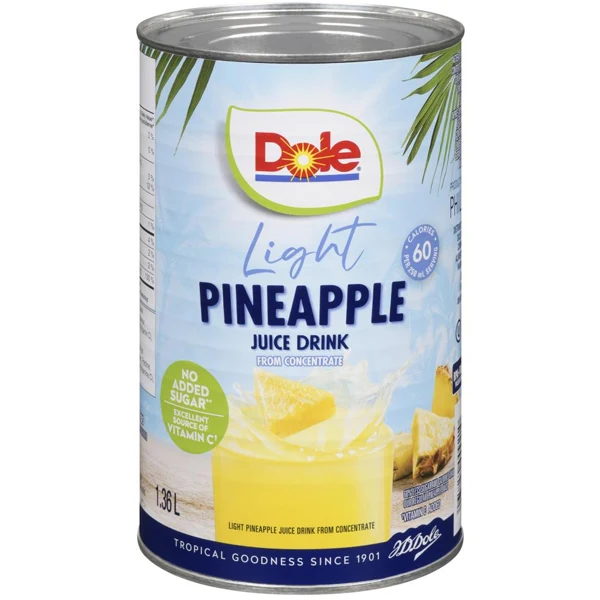 Dole - Pineapple Juice Light 12x1.36 LT