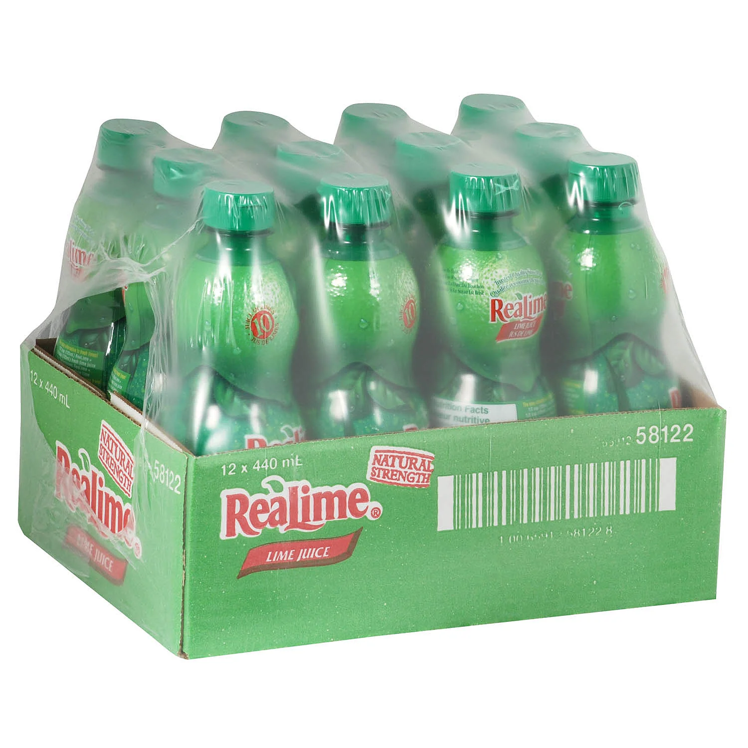Realemon - Realime Lime Juice 12x440ML