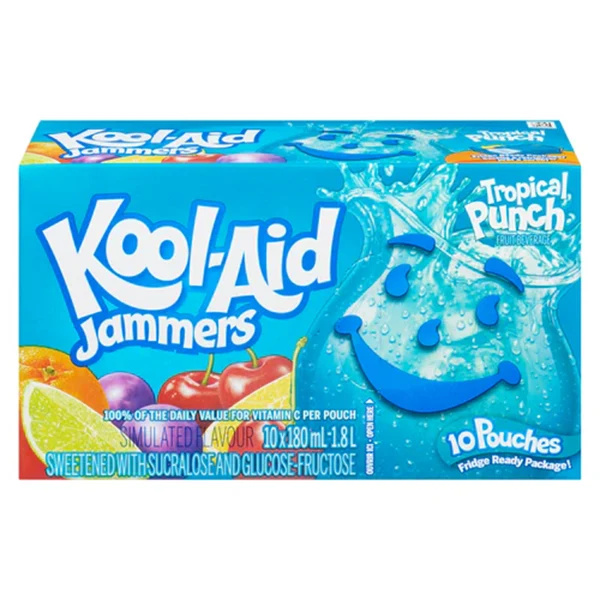 Kool-Aid - Jammers Tropical Punch 4x10x180ML