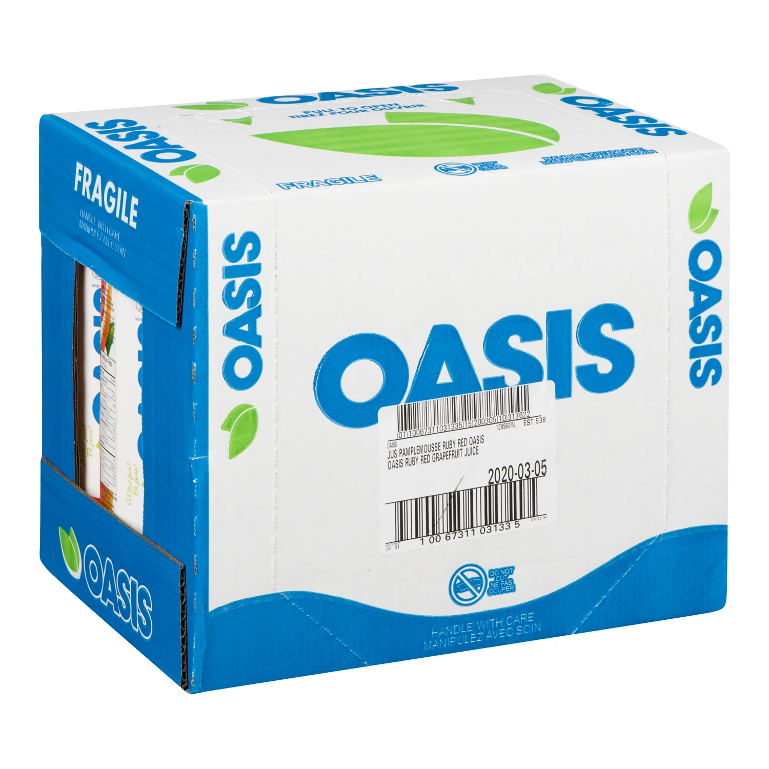 Oasis - Ruby Red Grapefruit Juice Nfc 12x960ML