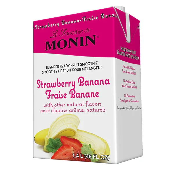 Monin - Strawberry Banana Smoothie 6x46 OZ