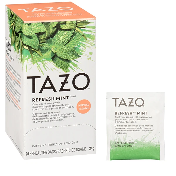 Tazo - Hot Herbal Mint-Refresh 6x20 CT