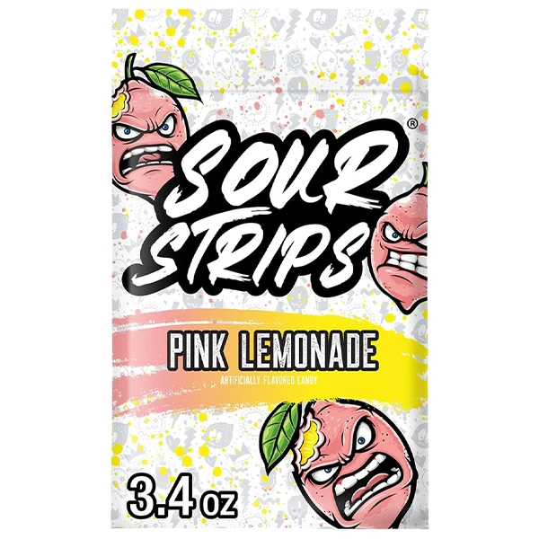 Sour Strips - Pink Lemonade 12x96 GR