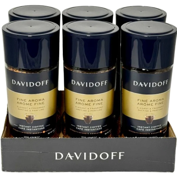 Davidoff - Fine Aroma Instant Coffee 6x100 GR