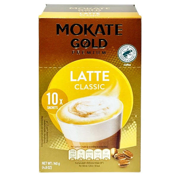 Mokate - Gold Premium Latte Classic Caffe 140G